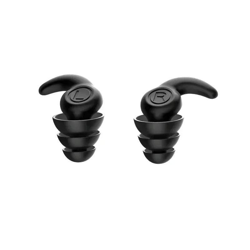 Bouchons d'Oreilles en Silicone Souple - Réduction de Bruit pour Sommeil