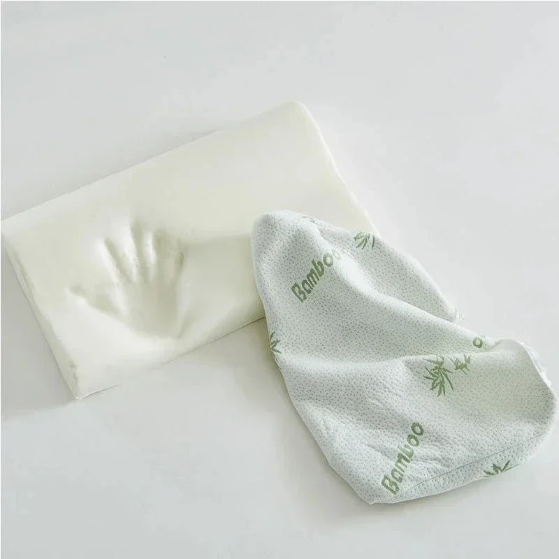 Oreiller Ergonomique en Fibre de Bambou à Mémoire de Forme